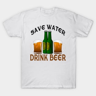 Save Water,Drink Beer T-Shirt